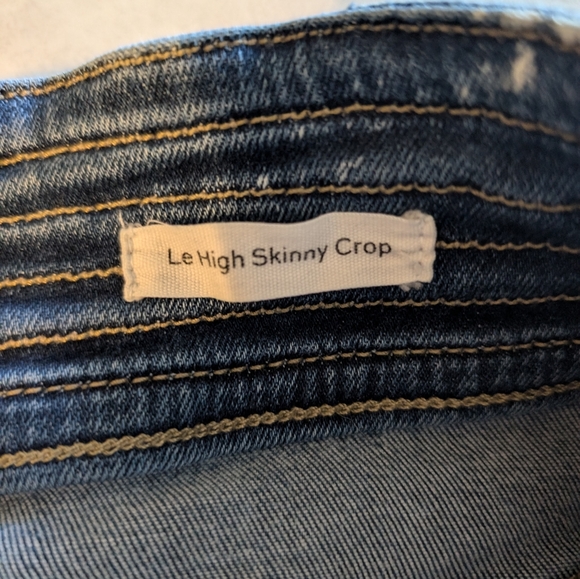 Frame Denim Jeans Le High Skinny Crop Jeans Size 27 - Picture 6 of 9